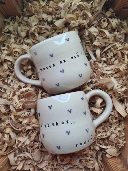 Valentin napi bögrék