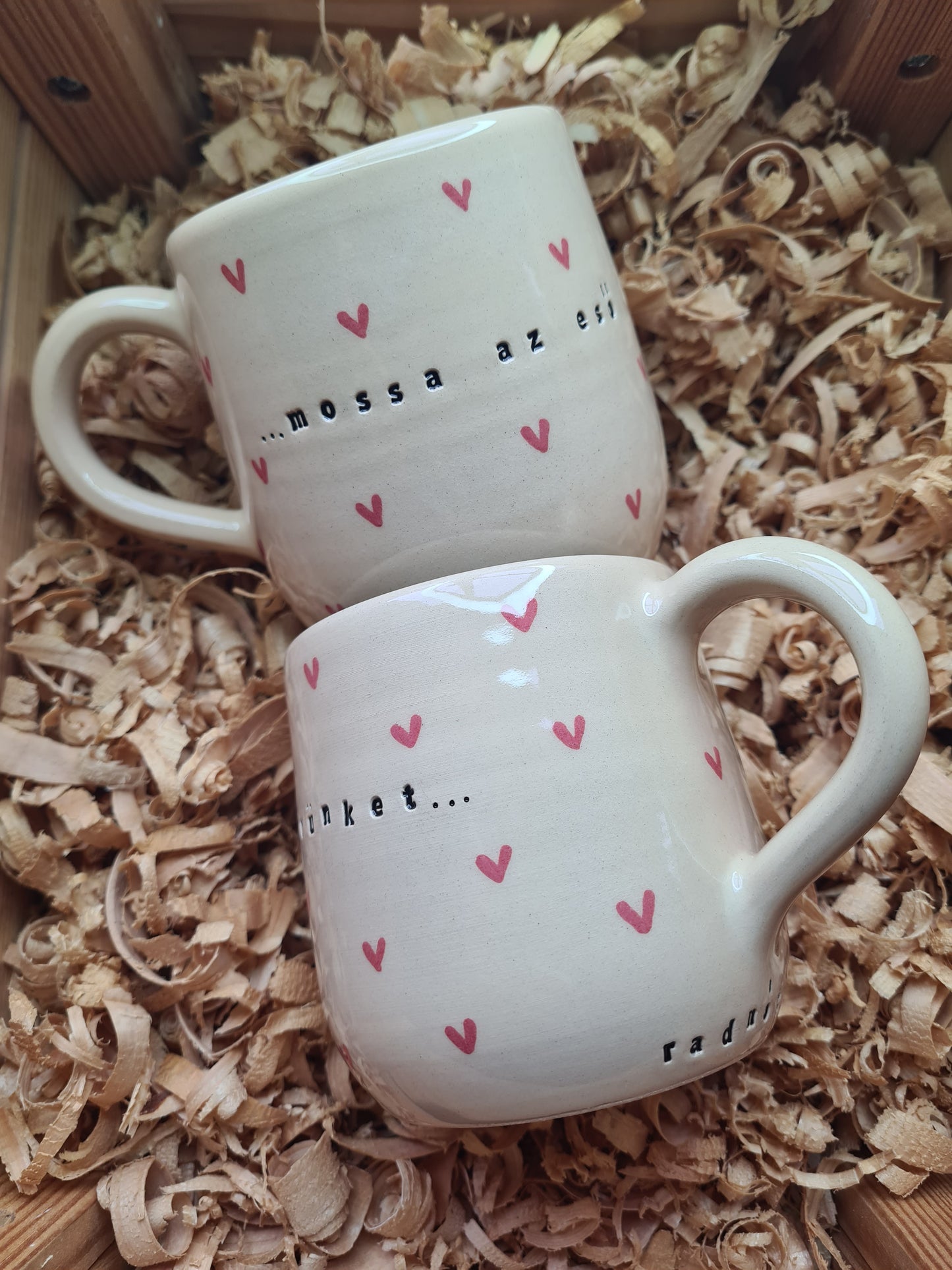 Valentin napi bögrék