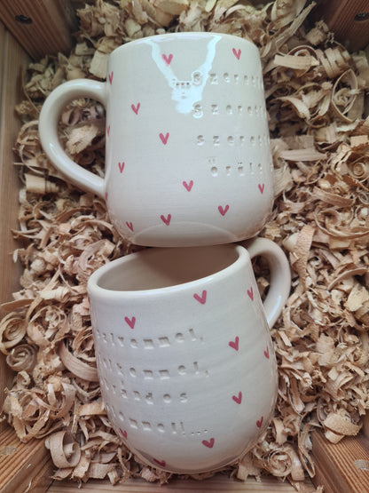 Valentin napi bögrék